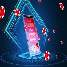 Filipino player accessing 95 ph casino on a mobile phone